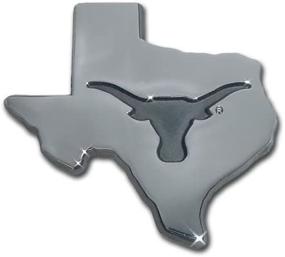 img 3 attached to 🤘 UTX Longhorns University of Texas Debossed State Logo 'Longhorn' Premium Metal Car Truck Motorcycle College Sports Emblem with Chrome Plated Finish