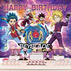 img 2 attached to Beyblade Birthday Decoration Photography Background