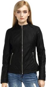 img 3 attached to Bellivera Womens Leather Jackets Winter Women's Clothing in Coats, Jackets & Vests