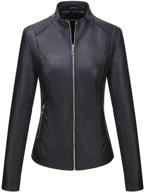 bellivera womens leather jackets winter women's clothing in coats, jackets & vests logo