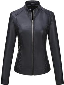 img 4 attached to Bellivera Womens Leather Jackets Winter Women's Clothing in Coats, Jackets & Vests