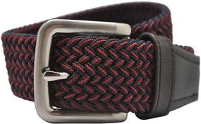 img 4 attached to 👔 FlexFit Ground Mind: Premium Elastic Braided Stretch Men's Accessories