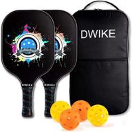 dwike pickleball lightweight fiberglass portable logo