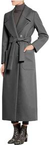 img 4 attached to CHARTOU Elegant Breasted Regular Overcoat Women's Clothing for Coats, Jackets & Vests