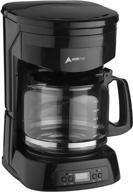 ☕ adirchef 12-cup programmable coffeemaker in sleek black - superior brewing convenience and taste logo