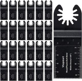 img 4 attached to 🪚 Vtopmart 25 Wood Oscillating Multi Tool Quick Release Saw Blades for Fein Multimaster, Bosch, Makita, Milwaukee, Rockwell, Ryobi, Porter Cable, Black & Decker, Craftsman, and Ridgid