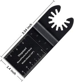 img 1 attached to 🪚 Vtopmart 25 Wood Oscillating Multi Tool Quick Release Saw Blades for Fein Multimaster, Bosch, Makita, Milwaukee, Rockwell, Ryobi, Porter Cable, Black & Decker, Craftsman, and Ridgid