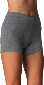 img 3 attached to 🧘 I Love SIA Women's Cotton Yoga Shorts Pants - Pack of 2