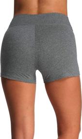 img 2 attached to 🧘 I Love SIA Women's Cotton Yoga Shorts Pants - Pack of 2