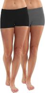 🧘 i love sia women's cotton yoga shorts pants - pack of 2 logo