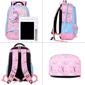 img 3 attached to Glitter Mermaid Girls Backpack Kindergarten Backpacks in Kids' Backpacks