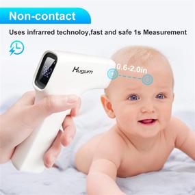 img 2 attached to 🌡️ Non-Contact Forehead Thermometer for Fever - Digital Medical Infrared Thermometer for Baby, Kid, and Adult with Range Display - Fever Alarm and Memory Function
