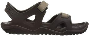img 1 attached to Swiftwater River Sandals for Boys and Girls by Crocs Kids