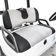 🌬️ breathable air bench seat covers - large size, fit for club car, ezgo, yamaha golf carts - keep seats cool in summer heat, washable polyester mesh cloth without logo - clubrally logo