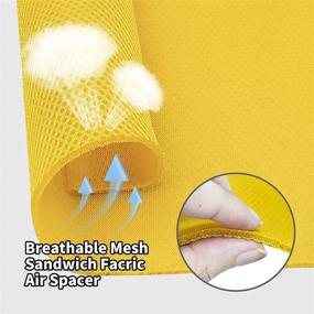 img 1 attached to 🌬️ Breathable Air Bench Seat Covers - Large Size, Fit for Club Car, EZGO, Yamaha Golf Carts - Keep Seats Cool in Summer Heat, Washable Polyester Mesh Cloth without Logo - CLUBRALLY