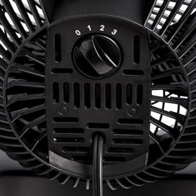 img 1 attached to Stay Cool and Comfortable with the Amazon Basics 3 Speed Small Room Air Circulator Fan, 7-Inch