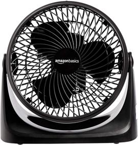 img 3 attached to Stay Cool and Comfortable with the Amazon Basics 3 Speed Small Room Air Circulator Fan, 7-Inch