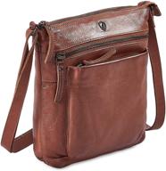👜 cochoa triple crossbody women's leather handbags & wallets in crossbody bags logo