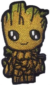 img 1 attached to 🌱 Cute Patch Baby Groot: Adorable 3in Iron Sew On Applique for Guardians of the Galaxy Fans