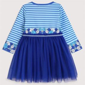 img 2 attached to Quedoris Unicorn Printed Stripe Casual Girls' Clothing: Enchanting Fashion for Trendy Girls