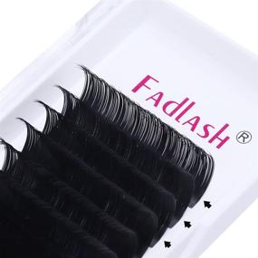 img 3 attached to 👁️ D Curl Silk Classic Lash Extensions Mixed Tray, 15-20mm Length, 0.20-D Individual Eyelash Extensions Supplies