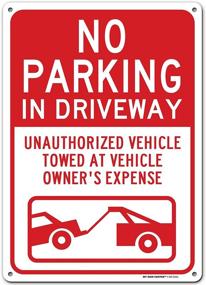 img 4 attached to 🚫 Unauthorized Vehicle Sign for Parking and Driveway Use
