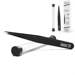 img 4 attached to 💉 Precision Tweezers for Ingrown Hair Removal, Medical Grade Tweezers with Sharp Needle Nose Point Tips, Ideal Pointed Tweezers for Splinters & Tick Removal, Surgical Quality Tweezers for Ingrown Hair