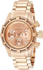 img 4 attached to 🌹 Женские часы Invicta 12460 Bolt Reserve на швейцарском кварцевом механизме - корпус из нержавеющей стали с розовым ионным покрытием