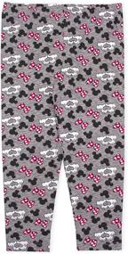 img 1 attached to Disney 3 Piece Mickey Minnie Leggings Girls' Clothing in Leggings