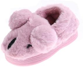 img 2 attached to 🐾 XYLUIGI Animal Slippers: Adorable Outdoor Toddler Boys' Shoes in Slippers