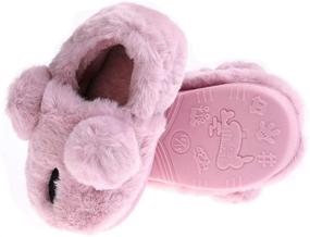 img 1 attached to 🐾 XYLUIGI Animal Slippers: Adorable Outdoor Toddler Boys' Shoes in Slippers