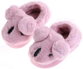 img 4 attached to 🐾 XYLUIGI Animal Slippers: Adorable Outdoor Toddler Boys' Shoes in Slippers