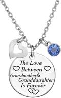 💎 tisda birthstone crystals necklace for grandmother and granddaughter - forever love family jewelry and christmas gift logo