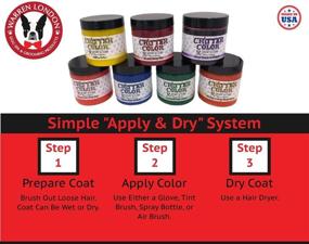 img 2 attached to Color Your Canine: Warren London Critter Color Temporary Fur Dye - Quick & Easy Application/Drying - 7 Vibrant Made-in-USA Shades