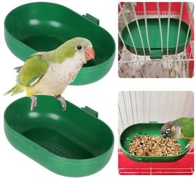 img 4 attached to Nobgum Birdbath Parakeet Cockatiel Accessories