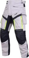 🏍️ hwk adventure hi-vis all-purpose men's motorcycle pants: cargo, work, and more! logo