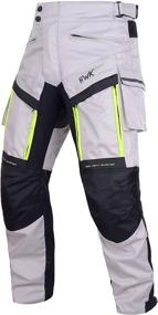 img 4 attached to 🏍️ HWK Adventure Hi-Vis All-Purpose Men's Motorcycle Pants: Cargo, Work, and More!