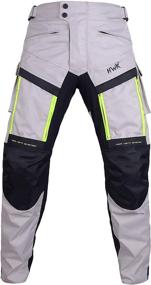 img 1 attached to 🏍️ HWK Adventure Hi-Vis All-Purpose Men's Motorcycle Pants: Cargo, Work, and More!