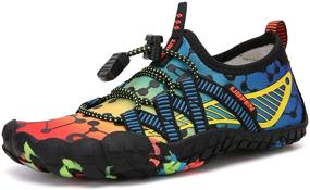 img 3 attached to UBFEN Lightweight Barefoot Sports Shoes for Toddler Girls - Athletic
