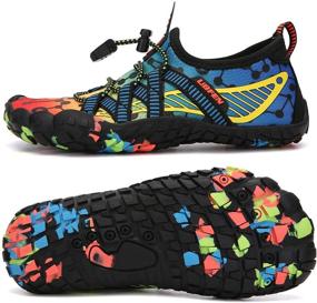 img 4 attached to UBFEN Lightweight Barefoot Sports Shoes for Toddler Girls - Athletic