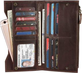 img 4 attached to Genuine Leather RFID Blocking Wallet Men's Accessories in Wallets, Card Cases & Money Organizers