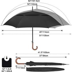 img 3 attached to ☂️ G4Free Oversized Windproof Umbrella