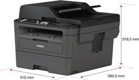 img 2 attached to Brother MFCL2710DW: Compact All-In-One Monochrome Laser Printer with Wireless Networking, Duplex Printing, and Amazon Dash Replenishment Ready