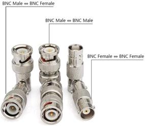 img 3 attached to 🔌 Комплект переходников Superbat BNC - 6 шт. BNC мужской/женский на мужской/женский разъем волновода для более эффективного SEO