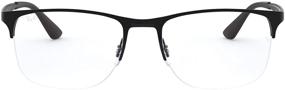 img 4 attached to Ray Ban RX6362 Eyeglasses Shiny Black