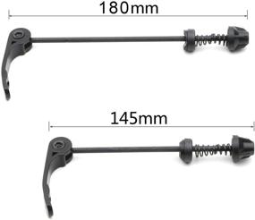 img 2 attached to 🔧 DEER U Road MTB Wheel Hub Skewers - Quick Release Clip Bolt Axle QR 145/180mm (Pair)