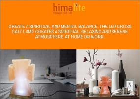 img 3 attached to Himalite LED Cross Lamp: Authentic Himalayan Pink Salt Rock with White LED Bulb - 8 Inches Tall - USB Adaptor - Christian Gifts - Home Wall Decoration