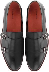 img 2 attached to 👞 ELANROMAN Italian Handmade Loafers: Premium Business Men's Shoes in Loafers & Slip-Ons