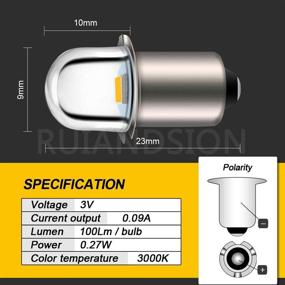 img 1 attached to 🔦 Highly Efficient Ruiandsion Flashlight Replacement Headlamp Negative for Enhanced Illumination