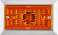 highly visible grote 47053 yellow rectangular clearance marker light for improved safety logo